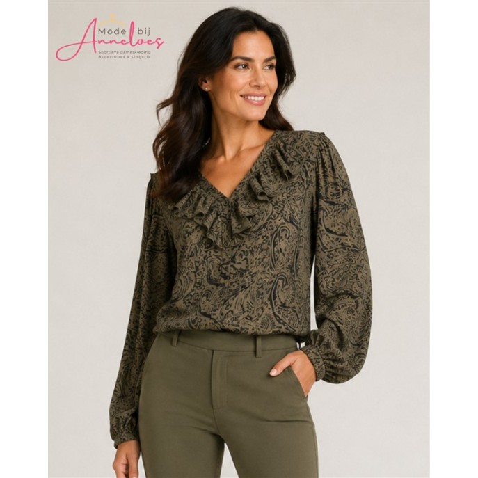 Lady Day Blouse Marion Ruffel Ley print Lady Day Blouse Marion Ruffel Ley print